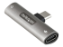 CDP235APDM - StarTech.com USB C Audio & Charge Adapter, USB-C Audio Adapter w/ 3.5mm TRRS Headphone/Headset Jack and 60W USB Type-C Power Delivery Pass-through Charger, For USB-C Phone/Tablet/Laptop - Right-angle