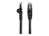 N6LPATCH50CMBK - StarTech.com 50cm LSZH CAT6 Ethernet Cable, 10 Gigabit Snagless RJ45 100W PoE Network Patch Cord with Strain Relief, CAT 6 10GbE UTP, Black, Individually Tested/ETL, Low Smoke Zero Halogen - Multi-angle