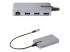 5G3AGBB-USB-C-HUB - StarTech.com 3-Port USB-C Hub with Ethernet, 3x USB-A Ports, Gigabit Ethernet, USB 3.0 5Gbps, Bus-Powered, USB Type-C Hub w/GbE and 1ft/30cm Long Cable, Portable Laptop USB C Hub Adapter - Multi-angle