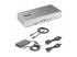 132UE-TB4USB4DOCK - StarTech.com Thunderbolt 4 Multi-Display Docking Station, Quad/Triple/Dual Monitor Dock, 2x HDMI/2x DisplayPort, 7x USB Hub, 2.5 Gigabit Ethernet, 98W Power Delivery, for Windows/MacBook - Left-angle