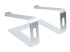 LAPTOP-STAND-SILVER - Startech Laptop Stand for Desk, 5kg/11lb, Aluminum, Silver, Ergonomic - Back