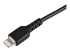 RUSBLTMM30CMB - StarTech.com 12 in(30cm) Durable Black USB-A to Lightning Cable, Heavy Duty Rugged Aramid Fiber USB Type A to Lightning Charger/Sync Power Cord, Apple MFi Certified iPad/iPhone 12 Pro Max - Close up