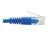 N204-S07-BL-LA - Eaton Tripp Lite Series Left-Angle Cat6 Gigabit Molded Slim UTP Ethernet Cable (RJ45 Left-Angle M to RJ45 M), Blue, 7 ft. (2.13 m) - Close up