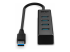 43324 - Lindy - Hub - 4 x USB 3.2 Gen 1 - Front