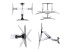 FHA-TV-WALL-MOUNT - StarTech.com VESA TV Wall Mount, TV Mounting Bracket For 23"-55" Displays, Adjustable Full Motion TV Wall Mount Supports 66lb (30kg), Extendable/Tilting/Swivel Monitor Wall Mount - Multi-angle