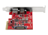 PEXUSB311AC3 - StarTech.com 2-Port 10Gbps USB-A & USB-C PCIe Card, USB 3.1 Gen 2 PCI Express Type C/A Host Controller Card Adapter, USB 3.2 Gen 2x1 PCIe Desktop Expansion Add-On Card, Windows/macOS/Linux - Right side