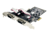 PEX4S553 - StarTech.com 4 Port Native PCI Express RS232 Serial Adapter Card with 16550 UART - Left-angle