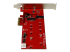 PEX2M2 - StarTech.com 2x M.2 SATA SSD Controller Card - Right side