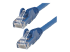 N6LPATCH50CMBL - StarTech.com 50cm LSZH CAT6 Ethernet Cable, 10 Gigabit Snagless RJ45 100W PoE Network Patch Cord with Strain Relief, CAT 6 10GbE UTP, Blue, Individually Tested/ETL, Low Smoke Zero Halogen - Right-angle