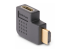 HDMI2HDMIMFRA - StarTech.com Right Angle HDMI 2.0 Adapter, 90-Degree HDMI Port Saver, M/F - Right-angle