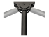 FPCEILBTB - StarTech.com Dual TV Ceiling Mount, Back-to-Back Heavy Duty Hanging Dual Screen Mount with Adjustable Telescopic 3.5' to 5' Pole, Tilt/Swivel/Rotate, VESA Bracket for 32”-75" Displays - Close up