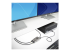 MST14DP122DP - Startech 2-Port DisplayPort MST Hub, Dual 4K 60Hz, DP to 2x DisplayPort Monitor Adapter, DP 1.4 Multi-Monitor Video Adapter w/ 1ft Built-in Cable, USB Powered, Windows Only - Left-angle
