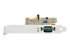 11050-PC-SERIAL-CARD - StarTech.com PCI Express Serial Card, PCIe to RS232 (DB9) Serial Interface Card, PC Serial Card with 16C1050 UART, Standard or Low Profile Brackets, COM Retention, For Windows & Linux - Left side