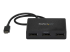 MSTCDP123DP - StarTech.com 3 Port Multi Monitor Adapter USB-C to 3x DisplayPort 1.2 Video Splitter USB Type-C to DP MST Hub, Dual 4K 30Hz or Triple 1080p, Compatible with Thunderbolt 3, Windows Only - Front