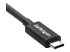 TBLT34MM50CM - StarTech 50cm (1.6ft) Thunderbolt 3 Cable, 40Gbps, 100W PD, 4K/5K Video, Thunderbolt-Certified, Compatible w/ TB4/USB 3.2/DisplayPort - Close up