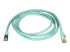 6ASPAT2MAQ - StarTech.com 2m CAT6A Ethernet Cable, 10 Gigabit Shielded Snagless RJ45 100W PoE Patch Cord, CAT 6A 10GbE STP Network Cable w/Strain Relief, Aqua, Fluke Tested/UL Certified Wiring/TIA - Front