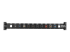 N062-012-KJ - Eaton Tripp Lite Series 12-Port 1U Rack-Mount Unshielded Blank Keystone/Multimedia Patch Panel, RJ45 Ethernet, USB, HDMI, Cat5e/6 - Front