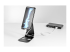 USPTLSTNDB - StarTech.com Phone and Tablet Stand, Foldable Universal Mobile Device Holder for Smartphones & Tablets, Adjustable Multi-Angle Viewing Ergonomic Cell Phone Stand for Desk, Portable, Black - Right-angle