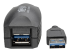 U330-05M - Tripp Lite 5M USB 3.0 SuperSpeed Active Extension Repeater Cable A M/F 16ft 16' 5 Meter - Close up