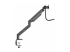 ARMSLIMDUAL2USB3 - Startech Desk Mount Dual Monitor Arm with USB & Audio, Slim Full Motion Adjustable Dual Monitor VESA Mount for 32" Displays (8kg/screen), Ergonomic Articulating, Desk Clamp or Grommet - Left side