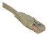 N002-002-GY - Eaton Tripp Lite Series Cat5e 350 MHz Molded (UTP) Ethernet Cable (RJ45 M/M), PoE - Left-angle
