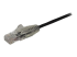 N6PAT250CMBKS - StarTech.com 2.5m Slim LSZH CAT6 Ethernet Cable, 10 Gigabit Snagless RJ45 100W PoE Patch Cord, CAT 6 10GbE UTP Network Cable w/Strain Relief, Black, Fluke Tested/ETL/Low Smoke Zero Halogen - Close up