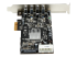 PEXUSB3S44V - StarTech.com 4 Port USB 3.0 PCIe Card w/ 4 Dedicated Channels - Right-angle