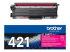 TN421M - Brother TN421M - Magenta - Front