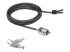 CL15 - Compulocks T-bar Security Keyed Cable Lock - Left-angle