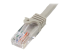 45PAT10MGR - StarTech.com 10m Gray Cat5e / Cat 5 Snagless Ethernet Patch Cable 10 m - Close up