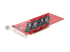 QUAD-M2-PCIE-CARD-B - StarTech.com Quad M.2 PCIe Adapter Card, x16 Quad NVMe or AHCI M.2 SSD to PCI Express 4.0, Up to 7.8GBps/Drive, For 2242/2260/2280/22110mm PCIe M-Key M2 SSDs, Bifurcation Required - Left-angle