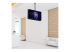 FPCEILBTB - StarTech.com Dual TV Ceiling Mount, Back-to-Back Heavy Duty Hanging Dual Screen Mount with Adjustable Telescopic 3.5' to 5' Pole, Tilt/Swivel/Rotate, VESA Bracket for 32”-75" Displays - Front