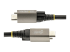 USB31CCTLKV1M - StarTech.com 3ft 1m Top Screw Locking USB C Cable 10Gbps, USB 3.1/3.2 Gen 2 Type-C Cable, 100W (5A) Power Delivery Charging, DP Alt Mode, Single Screw Lock, USB-C to C Cord, Charge/Sync - Close up