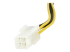 EPS48ADAP - StarTech.com 6 Inch 4 Pin to 8 Pin EPS Power Adapter with LP4 - Close up