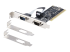 PCI2S5502 - StarTech.com 2-Port PCI RS232 Serial Adapter Card, PCI Serial Port Expansion Controller Card, PCI to Dual Serial DB9 Card, Standard (Installed) & Low Profile Brackets, Windows/Linux - Front