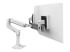 45-489-216 - Ergotron LX - Mounting kit (articulating arm, extension, base, 2-piece desk clamp, dual displays bow, 2 pivots, 8" pole) - Back