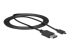CDP2DPMM6B - StarTech 6ft/1.8m USB C to DisplayPort 1.2 Cable 4K 60Hz, USB-C to DisplayPort Adapter Cable HBR2, USB Type-C DP Alt Mode to DP Monitor Video Cable, Works with Thunderbolt 3, Black - Left-angle