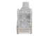 N6LPATCH10MGR - StarTech.com 10m LSZH CAT6 Ethernet Cable, 10 Gigabit Snagless RJ45 100W PoE Network Patch Cord with Strain Relief, CAT 6 10GbE UTP, Grey, Individually Tested/ETL, Low Smoke Zero Halogen - Close up