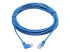 N204-S15-BL-RA - Eaton Tripp Lite Series Right-Angle Cat6 Gigabit Molded Slim UTP Ethernet Cable (RJ45 Right-Angle M to RJ45 M), Blue, 15 ft. (4.57 m) - Front