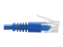 N204-S07-BL-LA - Eaton Tripp Lite Series Left-Angle Cat6 Gigabit Molded Slim UTP Ethernet Cable (RJ45 Left-Angle M to RJ45 M), Blue, 7 ft. (2.13 m) - Close up