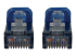 N262-S05-BL - Eaton Tripp Lite Series Cat6a 10G Snagless Shielded Slim STP Ethernet Cable (RJ45 M/M), PoE, Blue, 5 ft. (1.5 m) - 