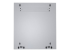 711876 - Intellinet Network Cabinet, Wall Mount (Standard), 12U, Usable Depth 260mm/Width 510mm, Grey, Flatpack, Max 60kg, Metal & Glass Door, Back Panel, Removeable Sides, Suitable also for use on desk or floor, 19",Parts for wall install (eg screws/rawl plugs) not included - Back