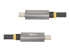 CC1M-40G-USB-CABLE - StarTech.com 3ft (1m) USB4 Cable, USB-IF Certified USB-C Cable, 40 Gbps, USB Type-C Data Transfer Cable, 100W Power Delivery, 8K 60Hz, Compatible w/Thunderbolt 4/3/USB 3.2 - Close up
