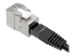 N238-001-SH-TF - Eaton Tripp Lite Series Cat6a/Cat6/Cat5e Toolless Keystone Jack RJ45, Shielded, Dust Cap PoE/PoE+ Compliant, TAA - Left-angle