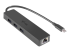 C31GL3SLIM - i-Tec USB C Slim 3-port HUB with Gigabit Ethernet adapter - Right-angle