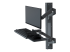 45-696-293 - Ergotron LX Pro - Mounting kit (2 arms, 2 extensions, keyboard tray, slide-out mouse tray, mouse holder, 2 wall mount bases, wall track 34", wall bracket, 2 cable channels, monitor pivot, keyboard pivot) - Multi-angle