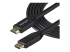 HDMM3MLP - StarTech.com 10ft (3m) HDMI 2.0 Cable with Gripping Connectors, 4K 60Hz Premium Certified High Speed HDMI Cable with Ethernet, HDR10, 18Gbps, HDMI Video Cord for Monitor/TV, M/M, Black - Right-angle