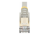 6ASPAT10MGR - Startech 10m CAT6A Ethernet Cable, 10 Gigabit Shielded Snagless RJ45 100W PoE Patch Cord, CAT 6A 10GbE STP Network Cable w/Strain Relief, Grey, UL Certified Wiring/TIA - Close up