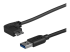 USB3AU50CMLS - StarTech 0.5m 20in Slim Micro USB 3.0 Cable M/M - Right-angle