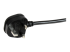 PXTUKC192M - StarTech.com 6ft (2m) UK Computer Power Cable, 16AWG, BS 1363 to C19 Power Cord, 13A 250V, Black Replacement AC Power Cord, TV/Monitor Power Cable, BS 1363 to IEC 60320 C19 - Close up
